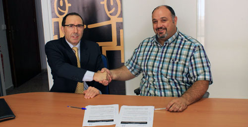 De izq. a derecha: Pablo Olmos, abogado y Antonio Ruescas, presidente de COCEMFE Alicante