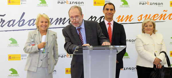 José Luis Molero durante su intervención en la inauguración del Centro