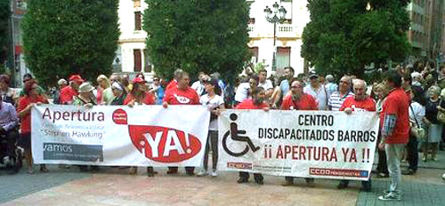 Protestas en Asturias por el retraso en la apertura del Centro Stephen Hawking