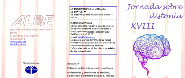 Programación de la Jornada de ALDE