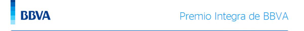 Logotipo Premio Integra BBVA