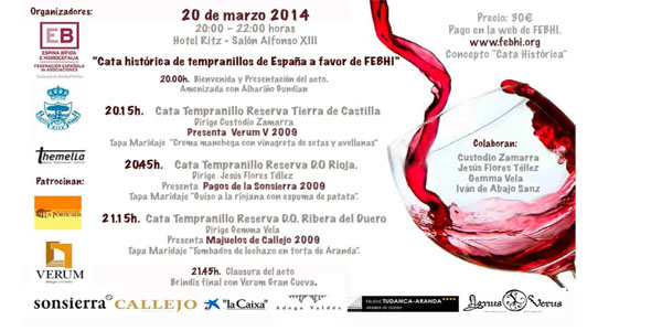 Programación de la cata