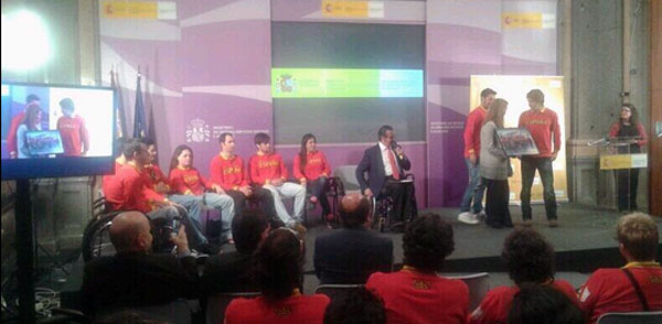 Susana Camarero en su primer acto público