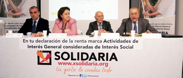 Presentación de la campaña X Solidaria 2014 en el Espacio Pozas de Cruz Roja