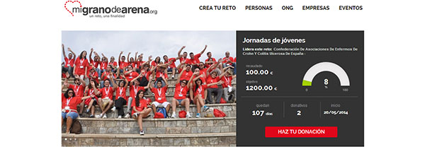 Proyecto de ACCU España en Migranodearena.org