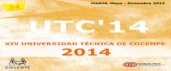 cartel de la Universidad Técnica de COCEMFE 2014