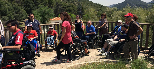 Momento de la visita al Parque