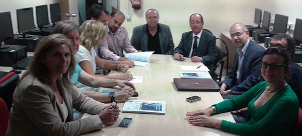 Encuentro de los representantes de COCEMFE Castelló y responsables del ayuntamiento
