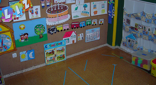 Aula de una escuela infantil