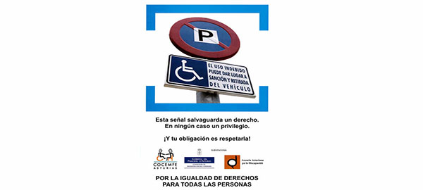 Cartel de la campaña de COCEMFE Asturias
