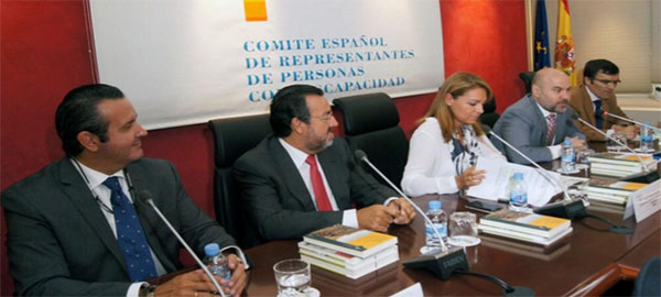 Susana Camaerero durante la inauguración del Comité Ejecutivo del CERMI