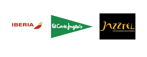 Logotipos de las compañías sancionadas