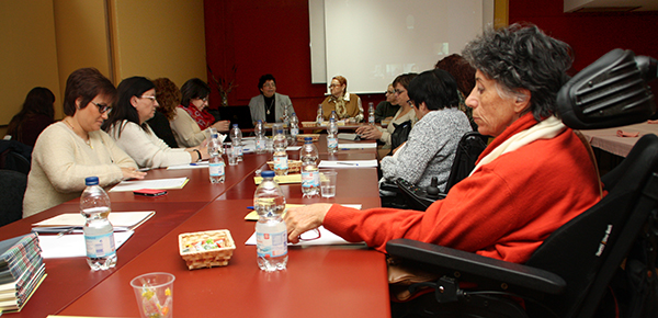 Las participantes del curso durante la clausura