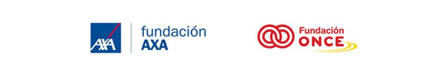 Logotipos de la Fundación Once y Fundación Axa