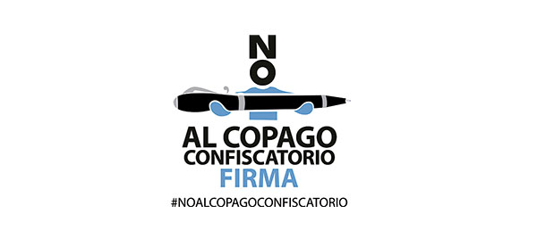 Logotipo campaña contra el copago confiscatorio