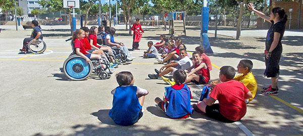 Programa de sensibilización escolar de COCEMFE Tarragona “No Pases de Rueda a Rueda”