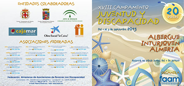 XVIII CAMPAMENTO JUVENTUD Y DISCAPACIDAD 2015.indd
