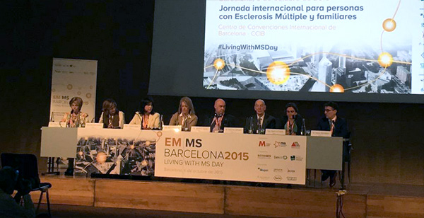 Participantes en la Jornada “Living with MS Day” celebrada en Barcelona