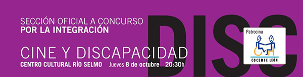 Cabecera de la sección del festival de cine de Ponferrada sobre discapacidad