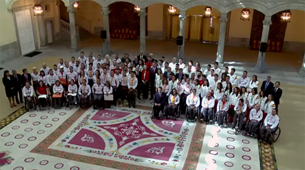 Los Reyes agradecen a olímpicos y paralímpicos “la búsqueda del triunfo desde la honestidad”