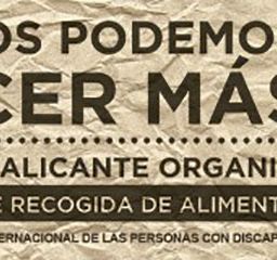 COCEMFE Alicante se une a la gran campaña de recogida de alimentos del Banco de Alimentos