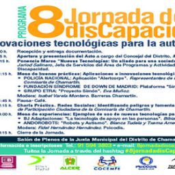 VIII Jornada de la Discapacidad “Innovaciones tecnológicas para la autonomía personal” VIII Jornada de la Discapacidad “Innovaciones tecnológicas para la autonomía personal”