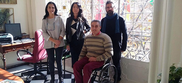 Reunión entre Casco Antiguo y FAMS-COCEMFE Sevilla