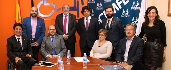 Visita secretario de Estado de Servicios Sociales e Igualdad a COCEMFE