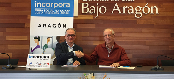 FIRMA CONVENIO INCORPORA -C. Bajo Aragón