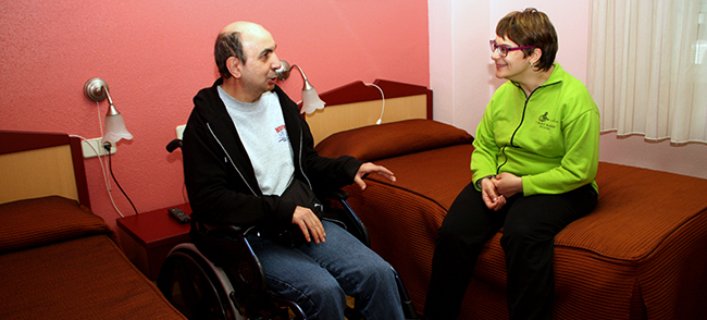 Personas usuarias de la residencia de Fundación COCEMFE