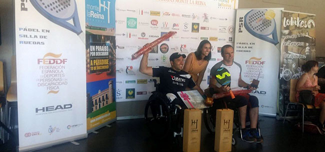 Óscar Agea y Edorta de Anta campeones de la copa de España de pádel en silla de ruedas