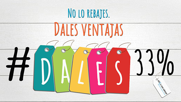 Una de las imágenes de la campaña #Dales33% de Niños Con Cáncer para redes sociales