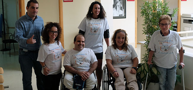 20 personas con discapacidad hacen el Camino de Santiago desde Granada