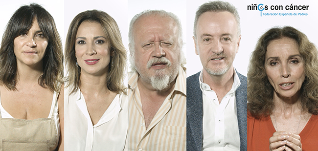 Melani Olivares,Silvia Jato, Juan Echanove, Carlos Hipólito y Ana Belén participan en la campaña