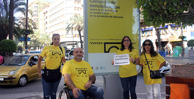 Campaña Abramos Paso COCEMFE Alicante