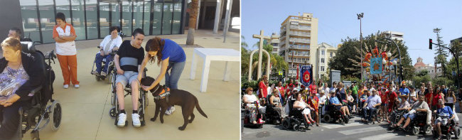 proyecto de Atención Sociosanitaria para Personas con Discapacidad de COCEMFE Alicante