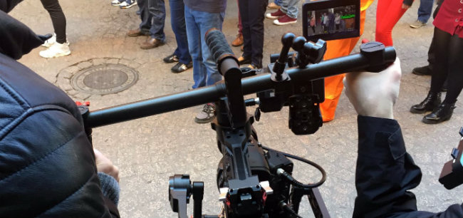 Grabación del spot en Alcalá de Henares