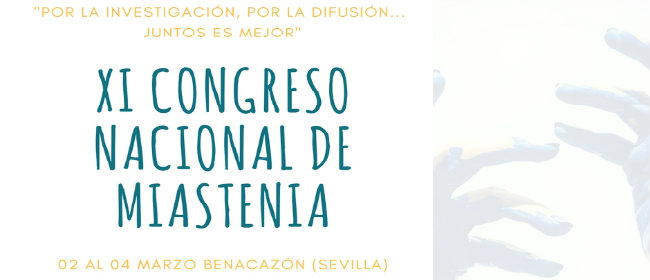 Cartel del XI Congreso Nacional de Miastenia