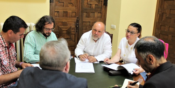 Reunión entre UNIDAS PODEMOS y CLM COCEMFE Toledo