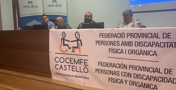 Foto de la Junta Directiva de COCEMFE Castelló