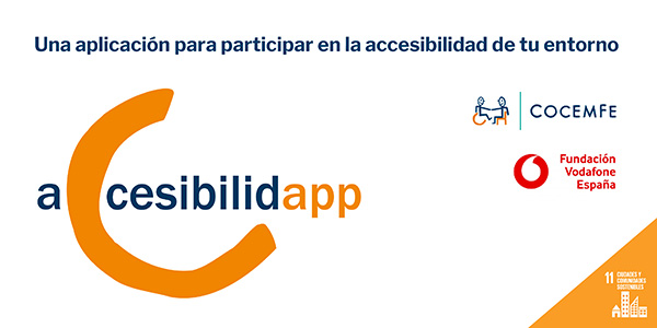 AccesibilidAPP es una app de COCEMFE para participar en la accesibilidad del entorno