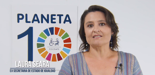 Laura Seara en el vídeo de embajadora del ODS 5