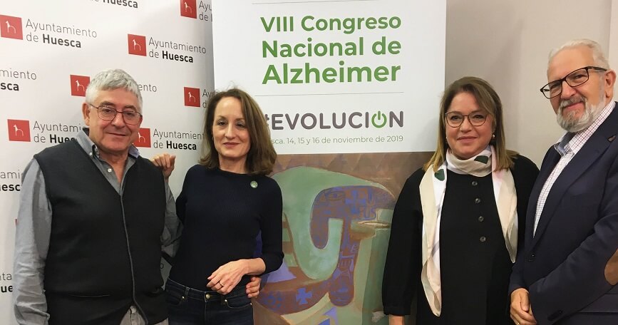 Fotografía de la presentación del Congreso Alzheimer Huesca