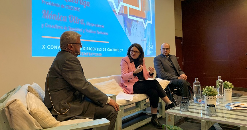 Fotografía de la Clausura de la X Convención de Dirigentes de COCEMFE CV