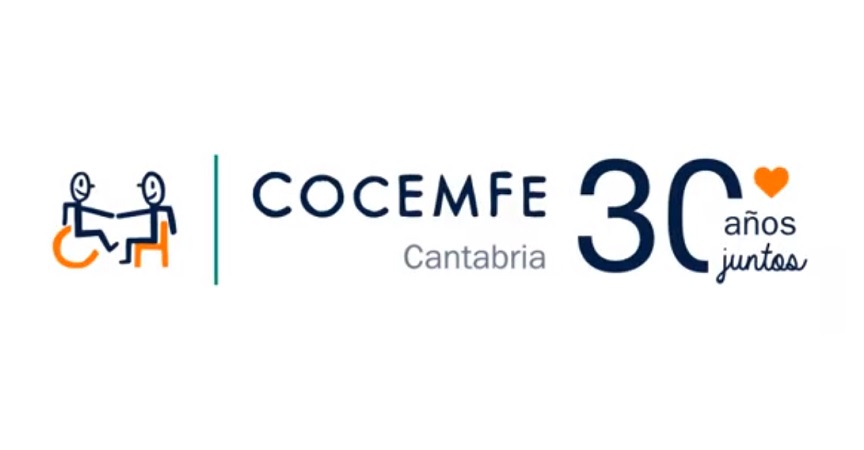 fotografía para celebrar los 30 años de COCEMFE Cantabria