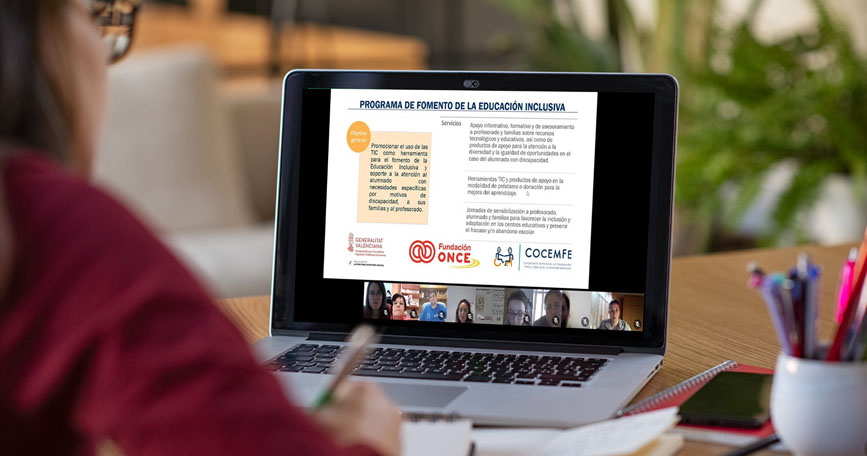 COCEMFE CV forma a 41 docentes en Eduación Inclusiva con talleres en línea