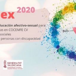 Cartel de los talleres y ciclos sobre educacion afectivo-sexual de COCEMFE CV