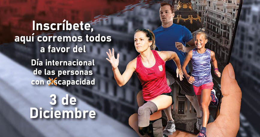 Carrera virtual sin adjetivos por el deporte adaptado