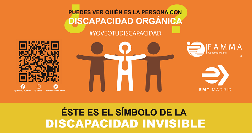 Imagen promocional de la campaña de FAMMA con la EMT sobre DisOrganic (1)