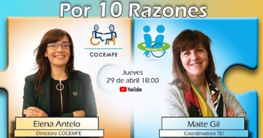 Imagen promocional del evento contra el bullying en el que participa COCEMFE